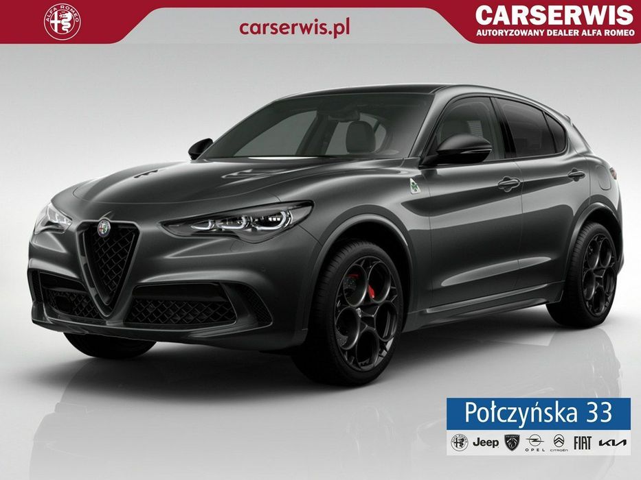 Alfa Romeo Stelvio Quadrifoglio 2.9 V6 520 KM AT8 Q4|Techno, Akrapovic, Szklany dach