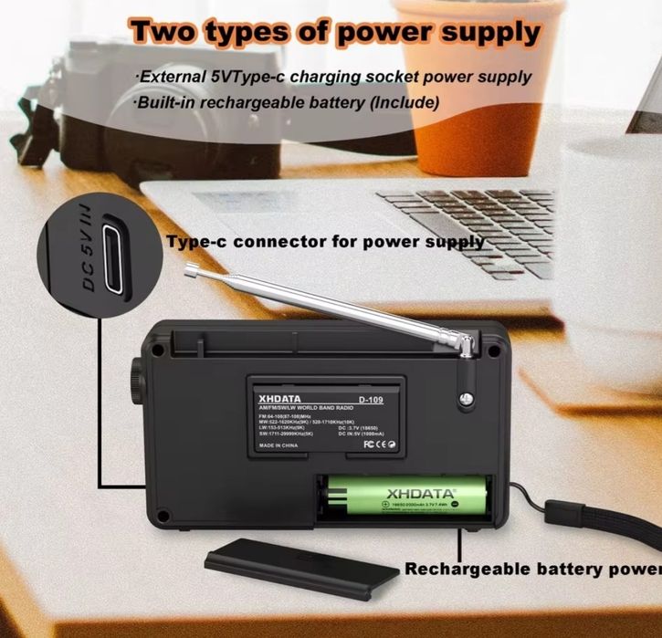 Радіоприймач XHDATA D109