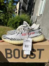 Adidas Yeezy Boost 350 V2 Zebra sneakersy czarno białe kanye 43 1/3