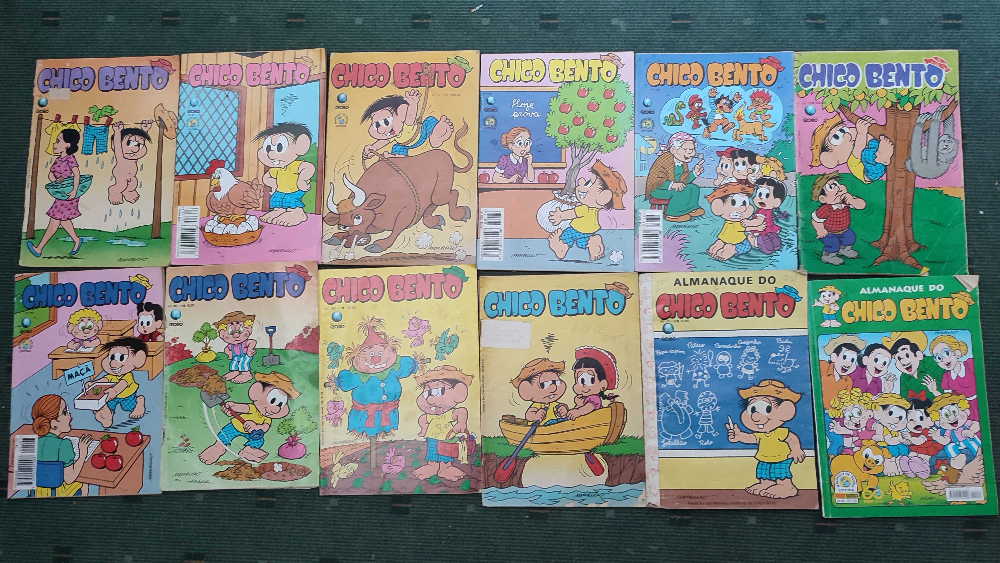 Lote 19 Livros BD Chico Bento