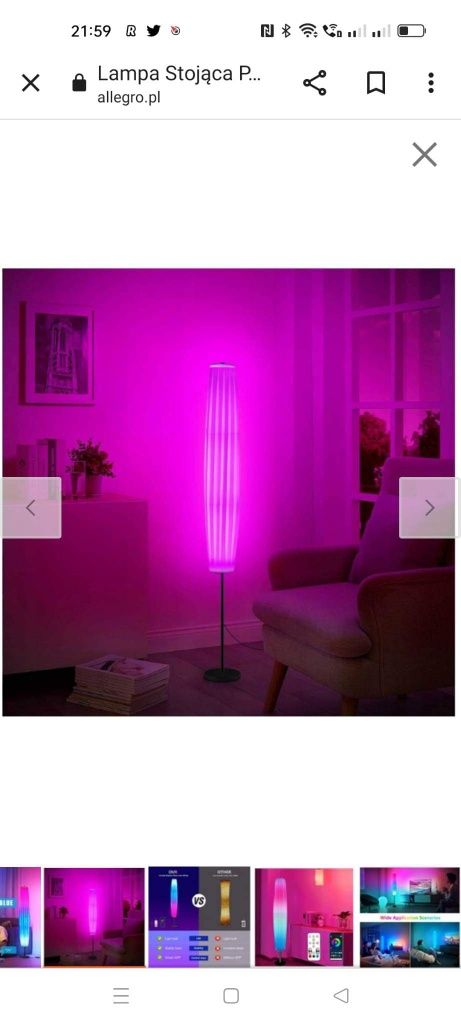 Lampa LED ozdoba do pokoju prezent