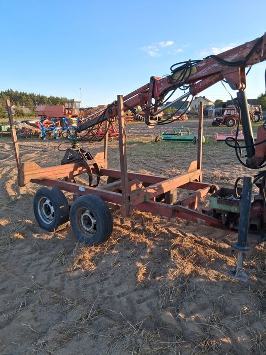 Przyczepa Leśna hds leśny dźwig