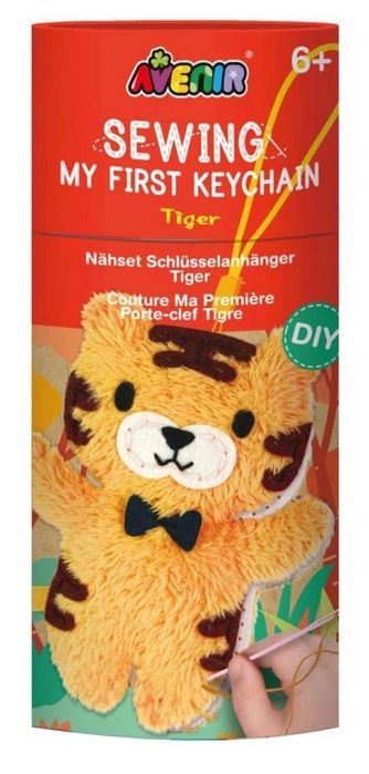 Uszyj brelok do kluczy - Tygrys tuba,171x76 mm