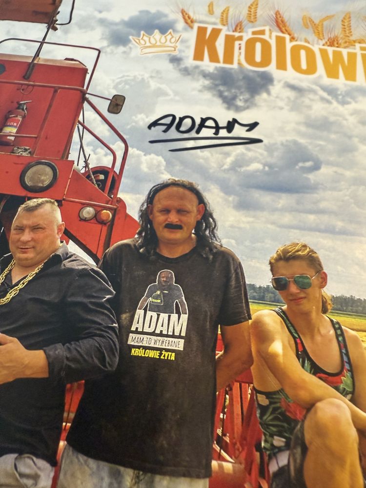 Plakat z autografem Królów Żyta