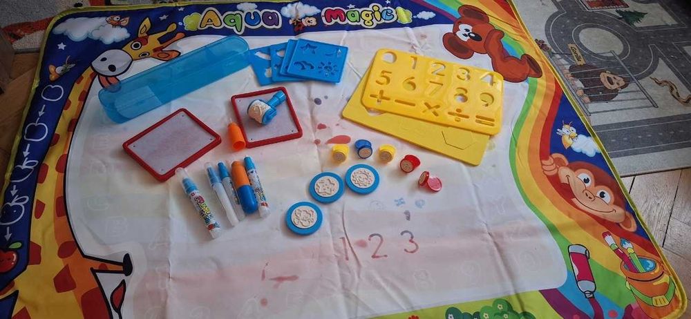 Nowa Mata Wodna do Malowania Kolorowanie Pieczątki Formy Zestaw XXL