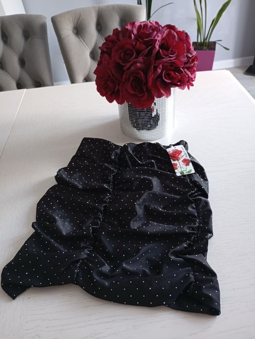 Spódnica marszczona dżety one size nowa butik