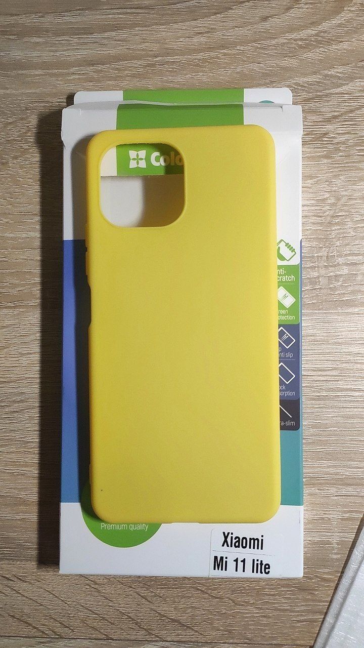 Силіконовий чохол Xiaomi Mi 11 lite жовтий