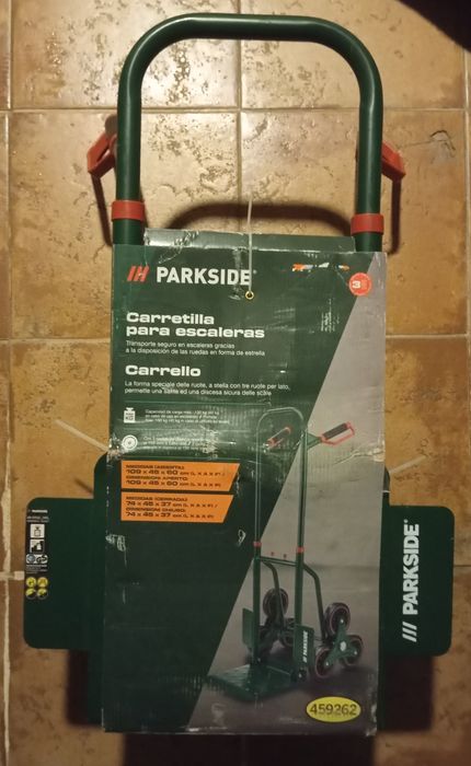 Carrinho de transporte para escadas Parkside
