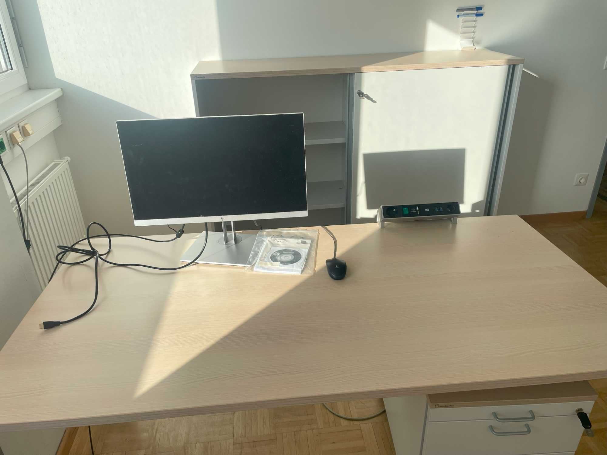 Biurko Neudoerfler MyMotion Lyon Ash/Silver POLEASINGOWE 2021