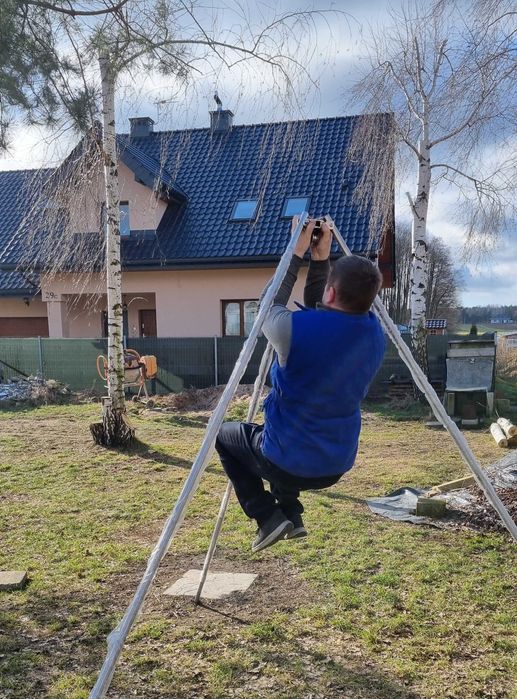 Trójnóg grill - górne mocowanie do trójnogu bloczek do rur lub profili