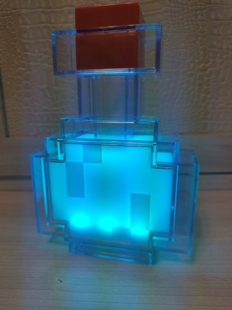 Ночник бутылка с зельем Minecraft