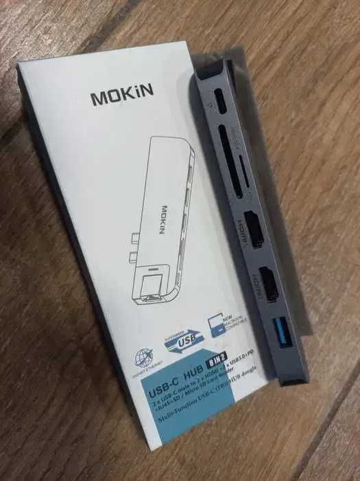 Adapter Mokin Hub USB-C Macbook Air/Pro 8in1