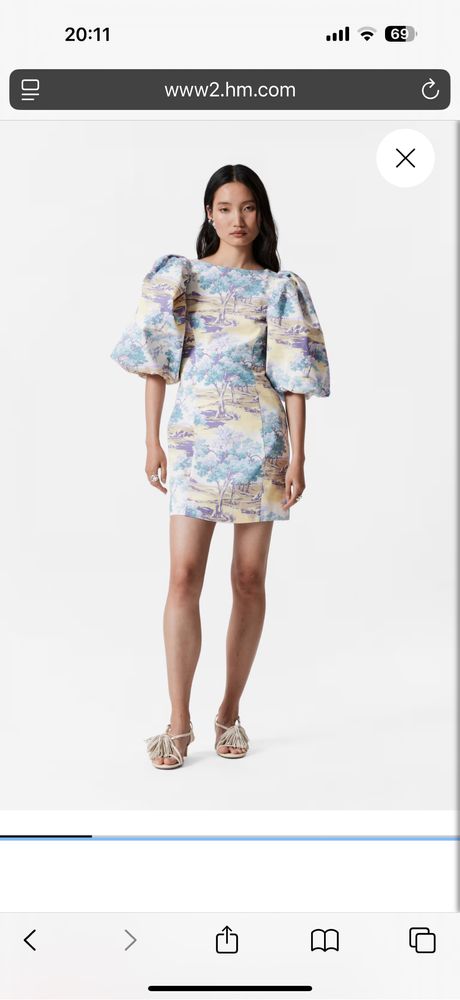 Сукня &Other stories та h&m рукава фонарики,