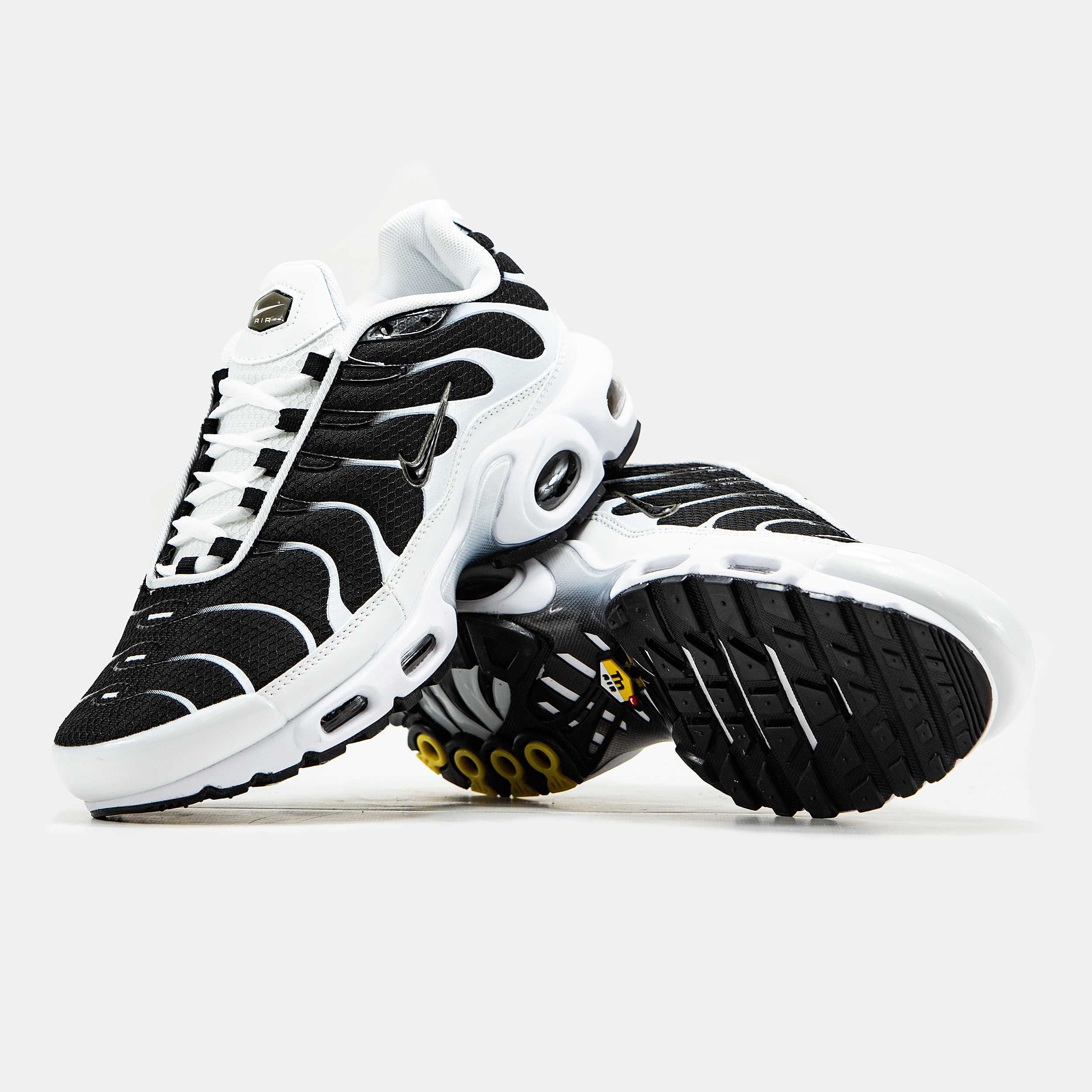 Nike Air Max TN Plus White Black кроссовки мужские найк тн (nike tn)