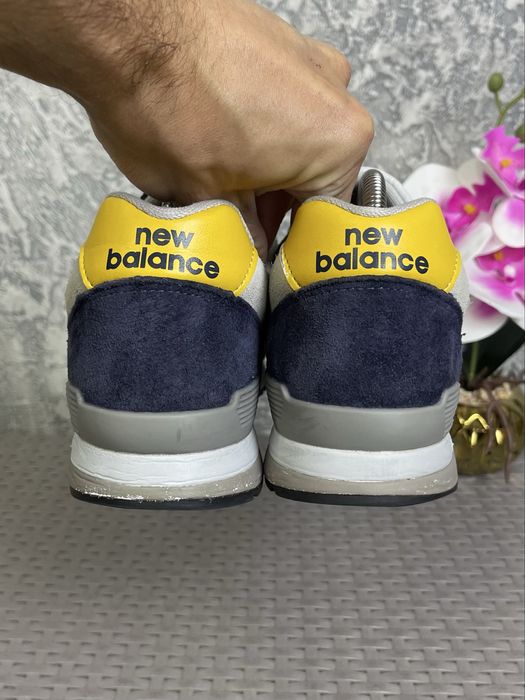 New Balance 996 кроссовки 42 размер спортивные замшевые синие