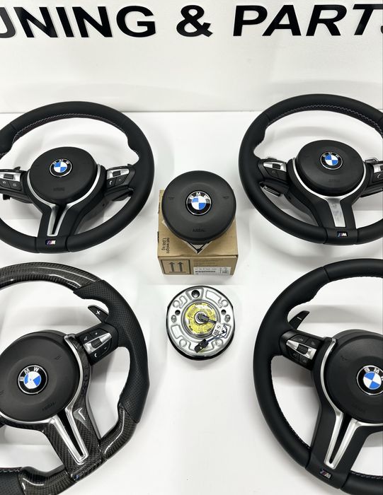 М руль BMW F30 F10 F15 F31 F11 F01 F32 F36 кермо подушка airbag карбон