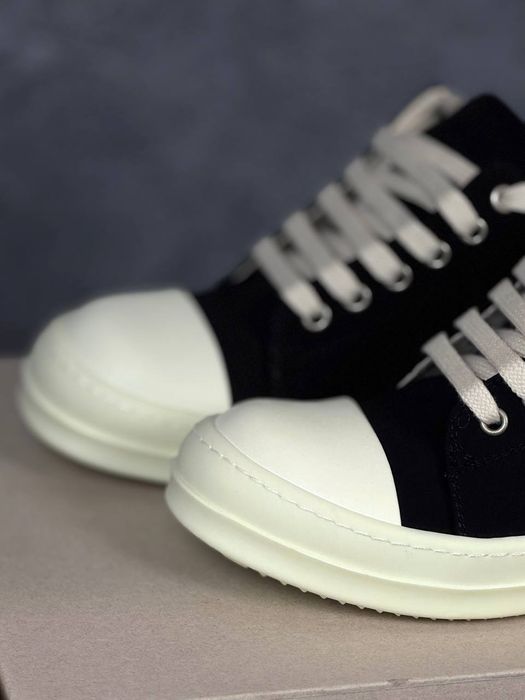 37,38,40 | Кеди Rick Owens DRKSHDW Low Ramones Twill Sneakers

Розміри