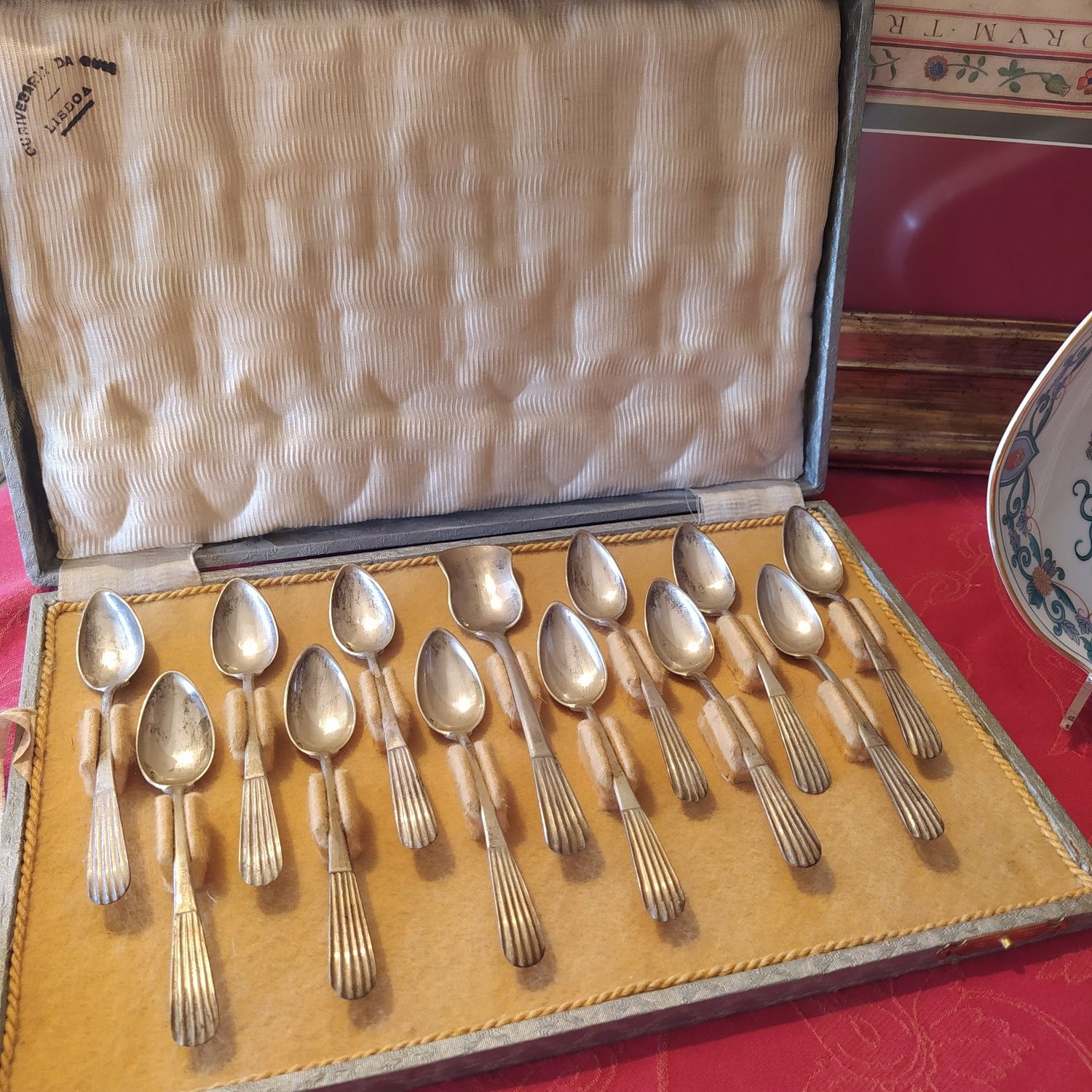 Conjunto de colheres de Chá em prata