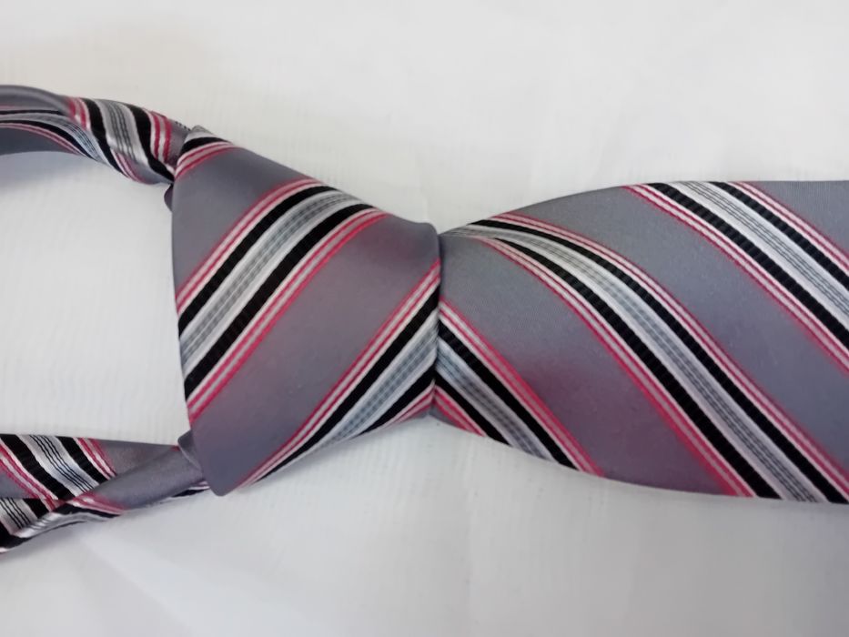 #Angelo Monti krawat fiolet róż