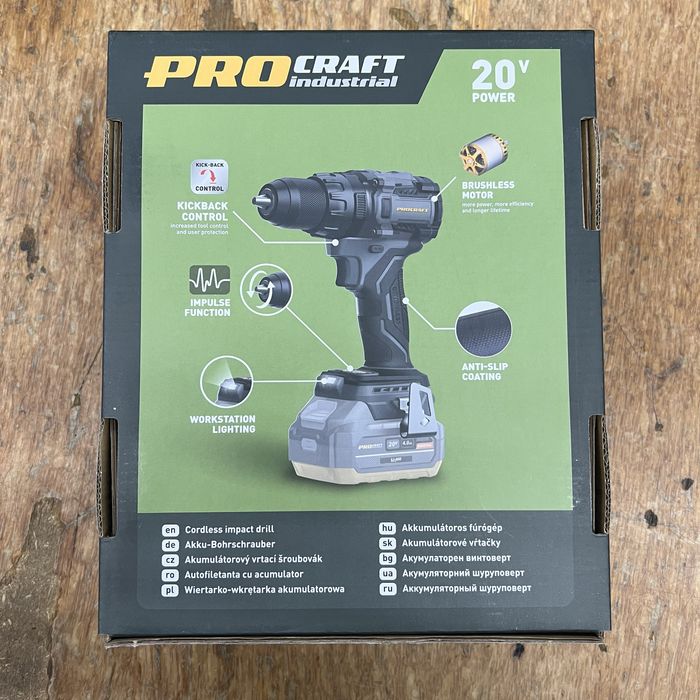 Шуруповерт Procraft industrial CD20A