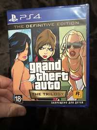 Ігровий диск GTA The Trilogy (San Andreas, Vice City, GTA 3) (PS4/PS5)