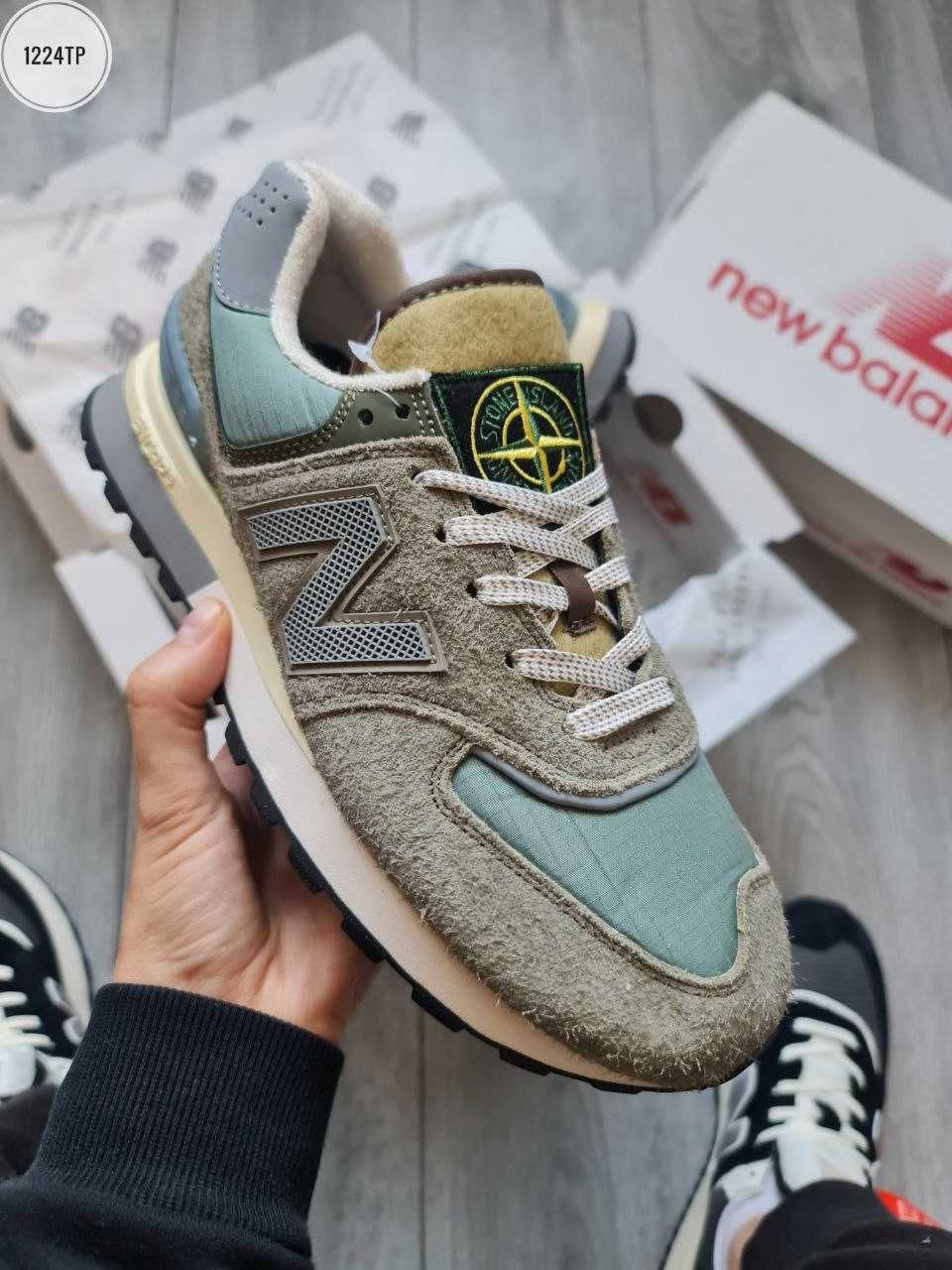 Чоловічі кросівки NEW BALANCE 574 сірий 1224TP ТОПОВІ