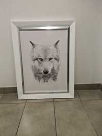 Obraz z motywem wilka