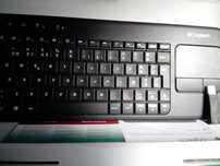 Logitech K400 Plus Teclado de TV Multimídia-Azerty-Wireless-Touchpad