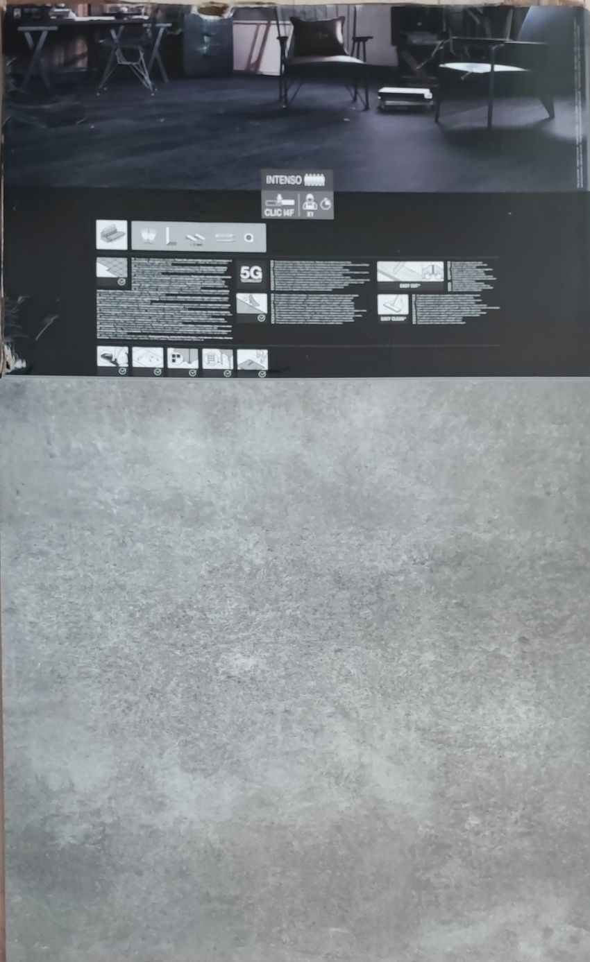 Płytki podłogowe PCV RIGID LVT 61x61, gr. 4mm,