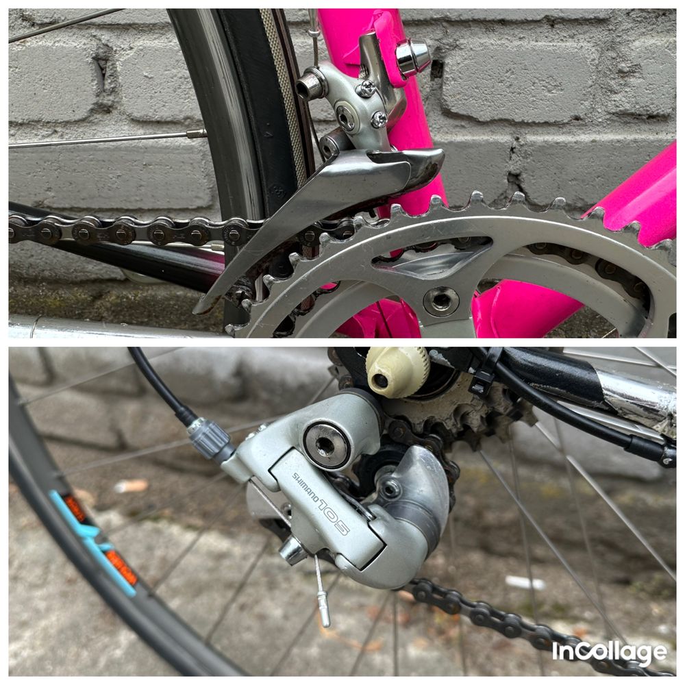 Retro kolarzówka szosa Carrera Columbus Gara Shimano 105