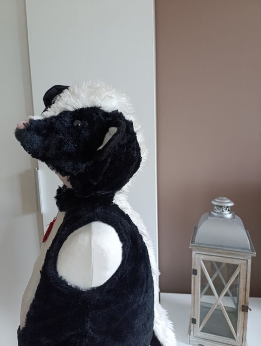 Strój kamizelka SZOP SZOPA BORSUKA SKUNKSA kostium 86/92 (367)