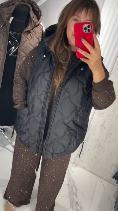 Жилетка стьобана демісезон осінь-весна 46-60