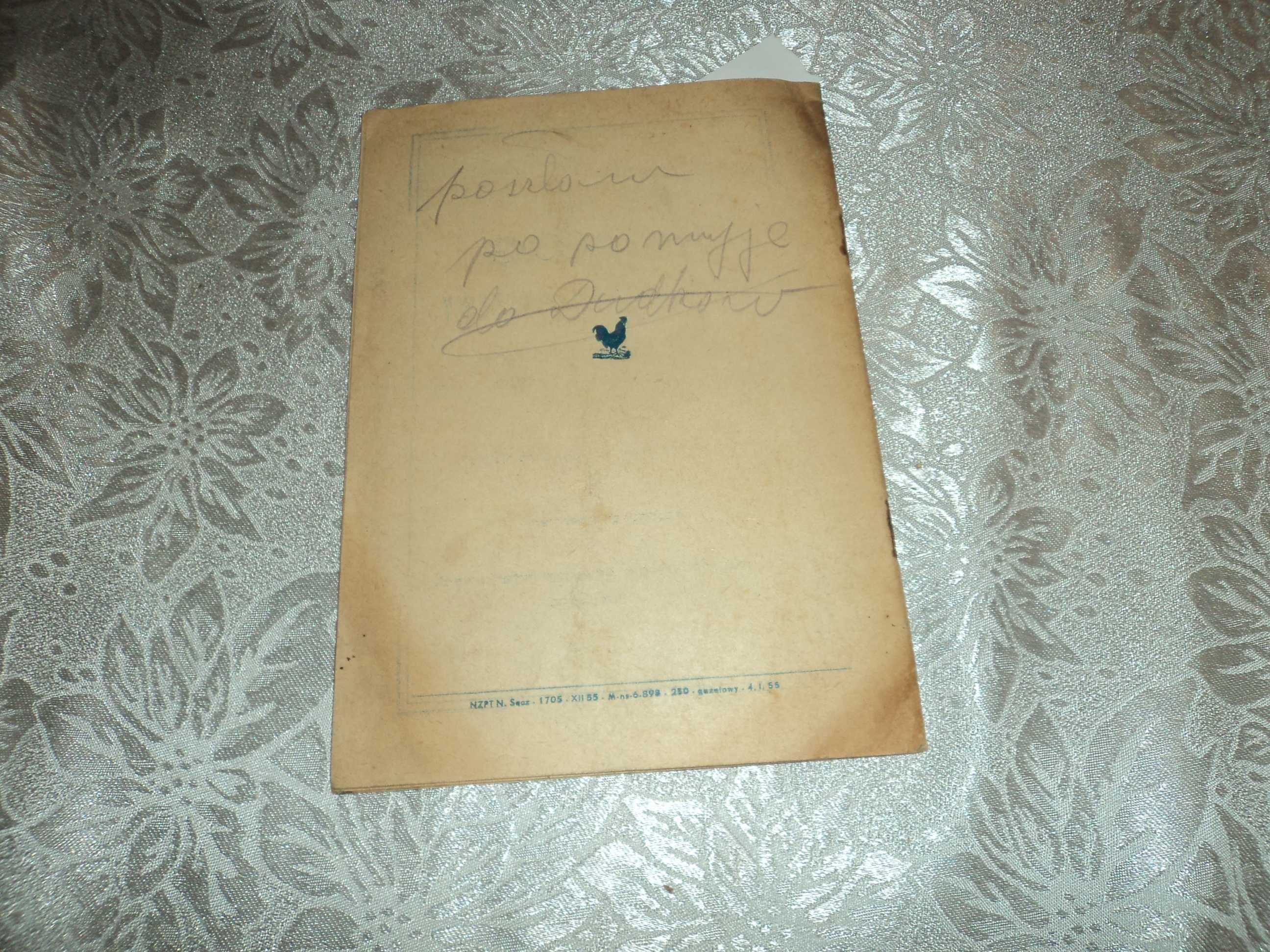 1-szy katalog Podhalańskiej wystawy drobiu, gołębi, królików... 1956r.