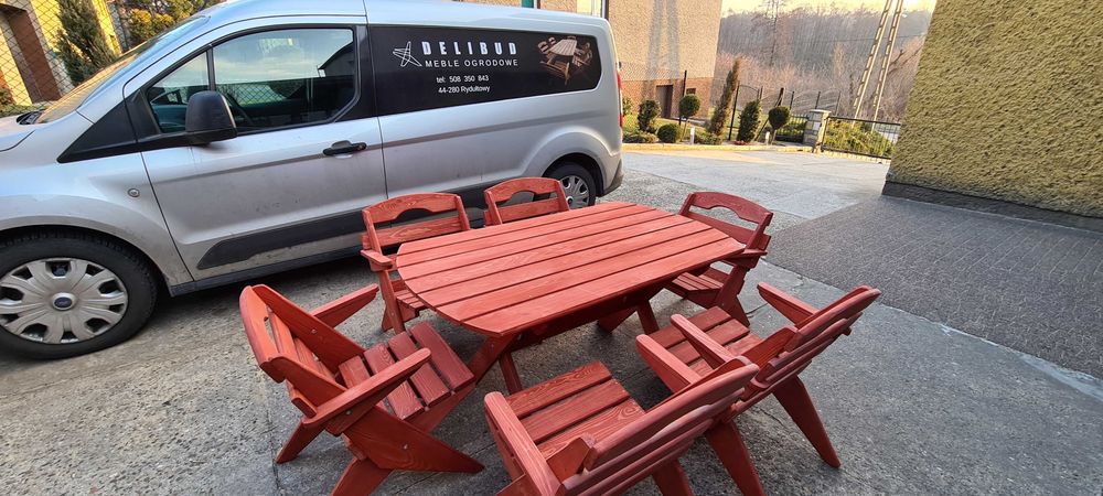 Meble ogrodowe drewniane składane .Super cena .Różne kolory.
