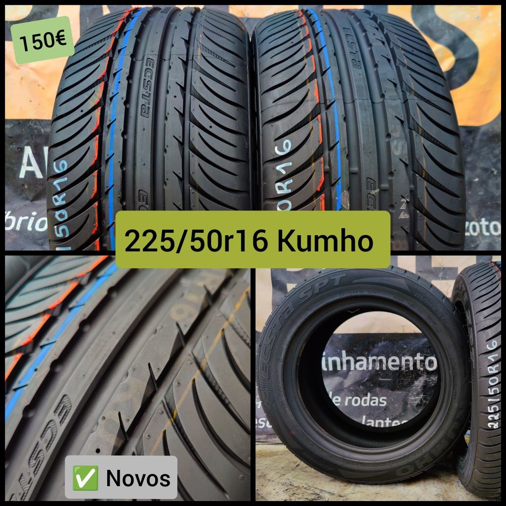 Pneus 215/45r16 225/50r16 novos e usados