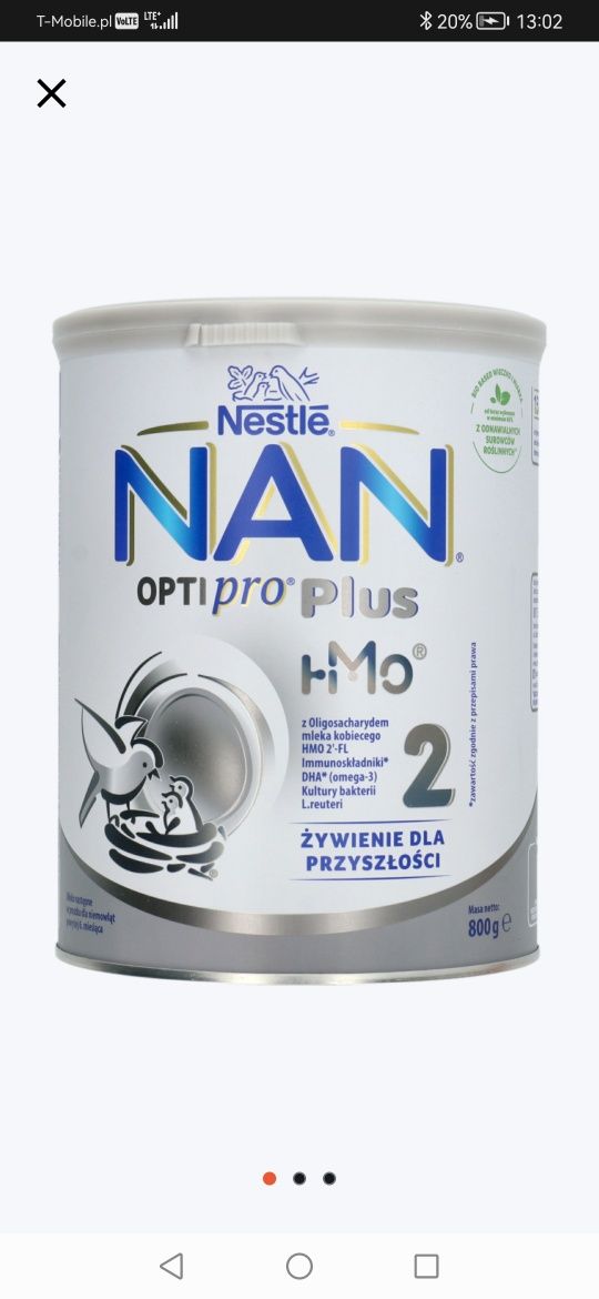 Mleko NAN2 OptiProPlus