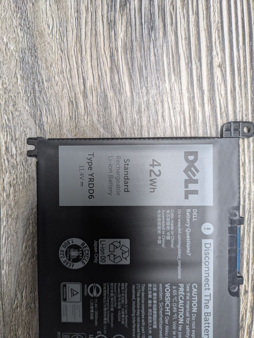 Акумулятор батарея DELL WDX0R WDXOR Inspiron 3500 /DELL YRDD6  ОРИГІНА
