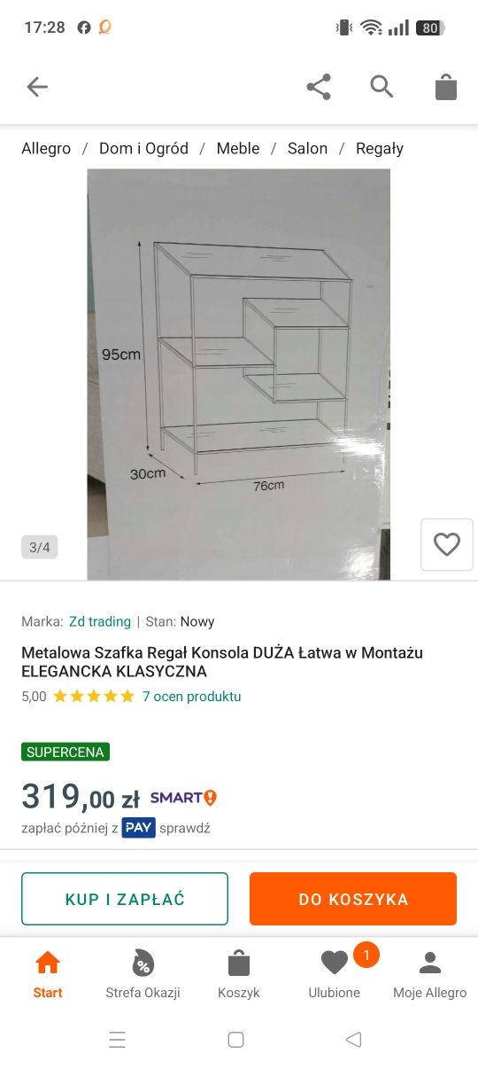 Szafka/konsola loft