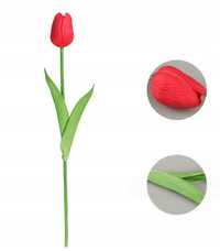 Kwiat Tulipan Piankowy Do Wazonu 33 Cm Czerwony