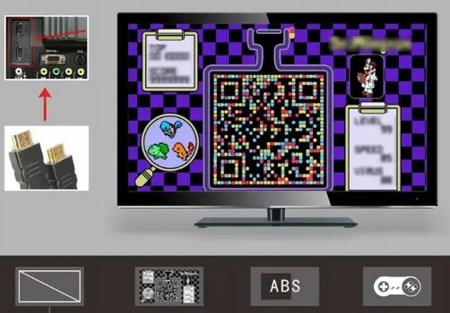 Konsola Tv Gra Telewizyjna 0621 Gier Gierka Telewizyjna 8-Bit Hdmi