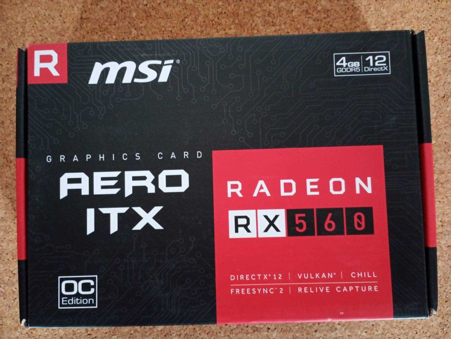 Placa Gráfica MSI Radeon RX 560 4GB ITX - Caixa Original