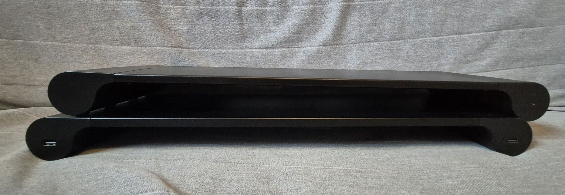 2x stojak pod monitor czarny 17x55cm
