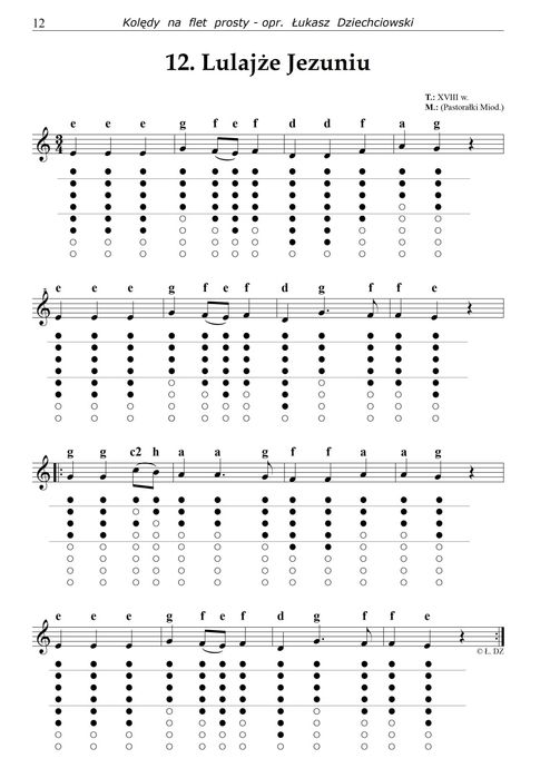 Nuty na flet prosty kolędy (21) i znane piosenki (26) 2 książki, nowe