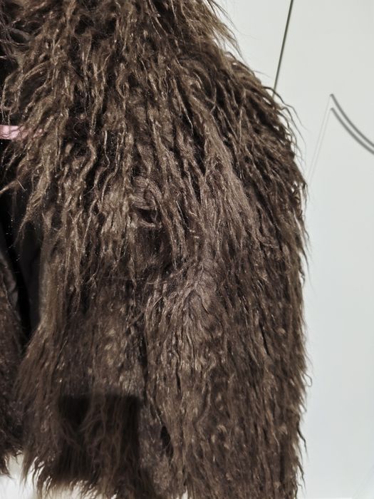 Lama futro czekolada super model rozmiar uniwersalny