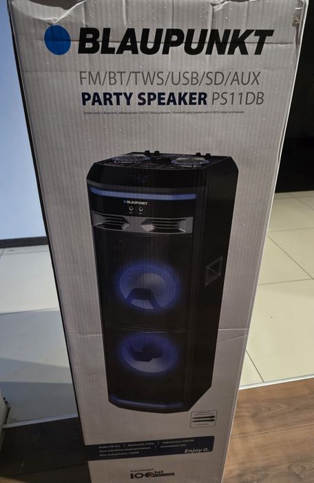 Duży głośnik kolumna Blaupunkt PS11DB radio, karaoke, bluetooth