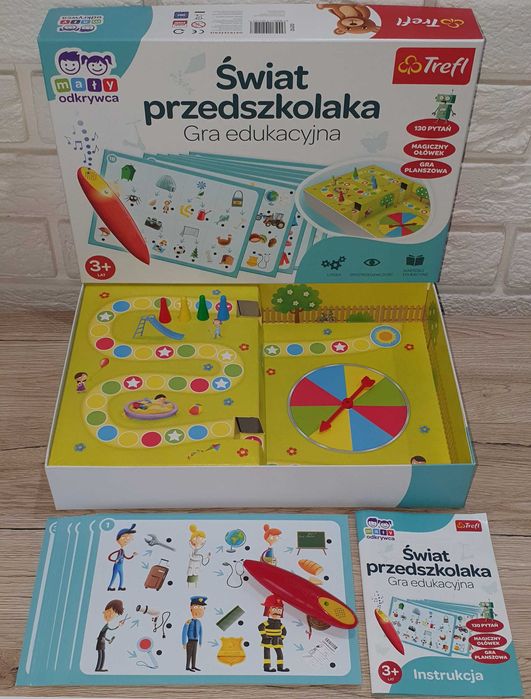 gra edukacyjna Świat przedszkolaka Trefl Magiczny ołówek