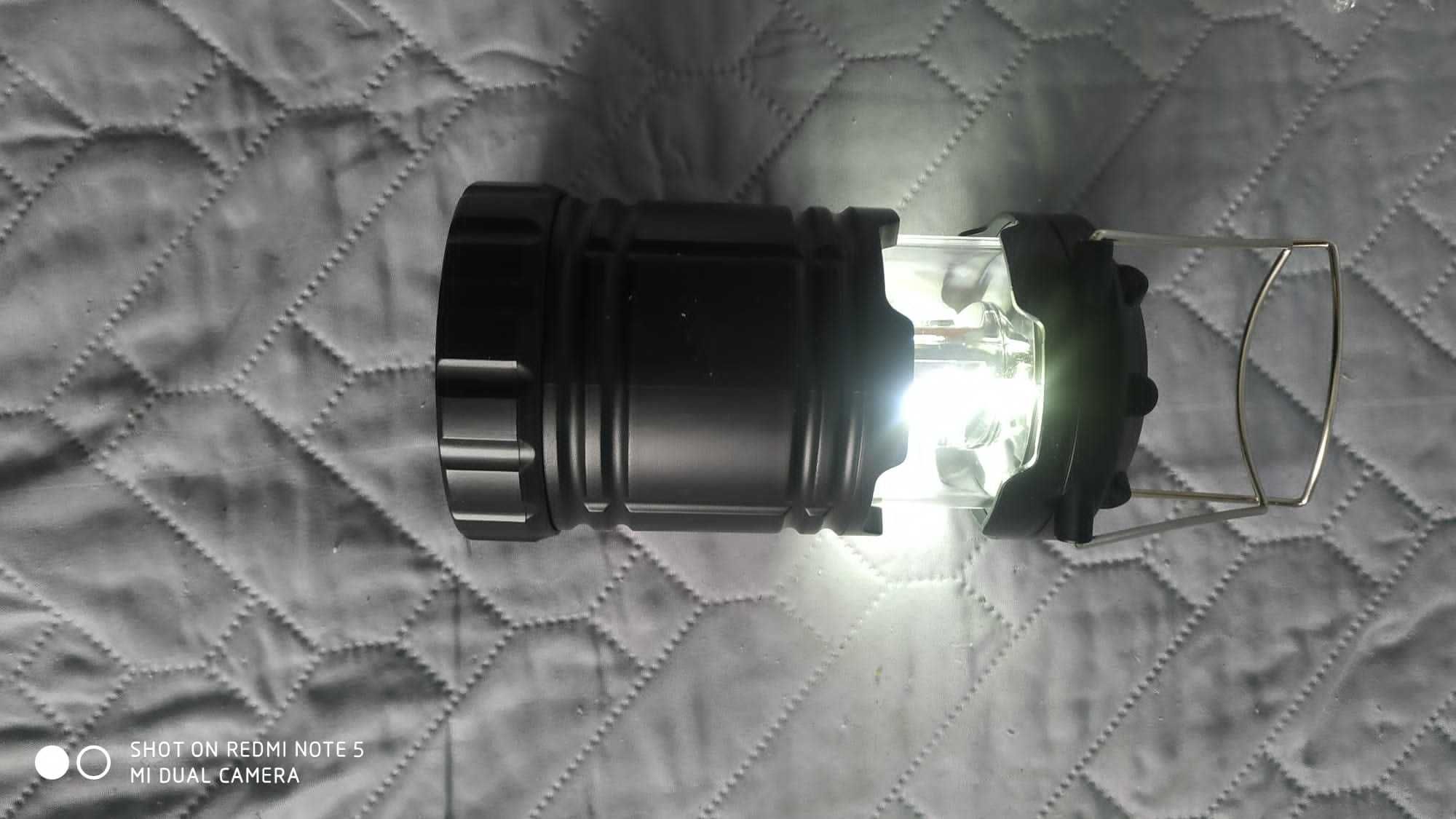 Przenośna składana lampa kempingowa LED cob led lantern