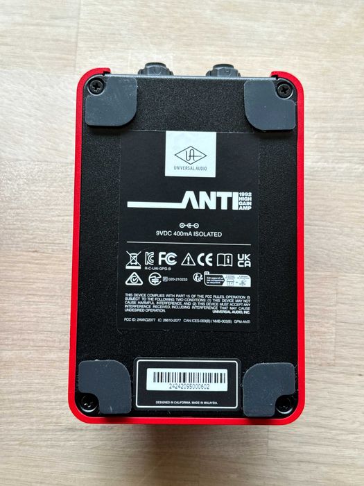 Universal Audio UAFX ANTI 1992 High Gain Amp - jak EVH , do gitary