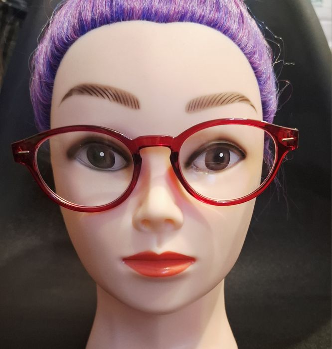 Oryginalne Eyekepper Readers okulary × 0,50 czerwone Red