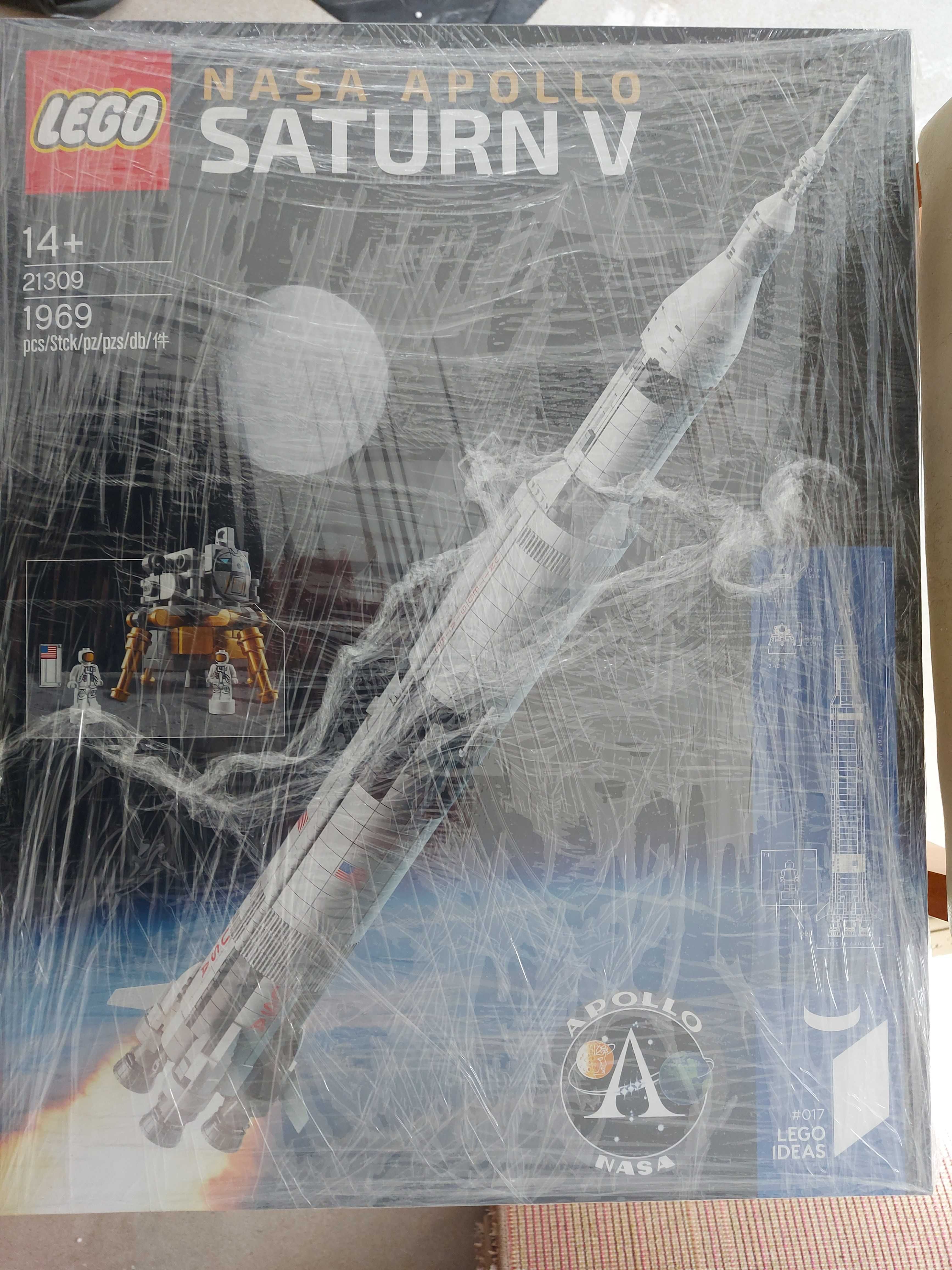 LEGO 21309 Ideas - Rakieta NASA Apollo Saturn V. NOWE. Stan idealny